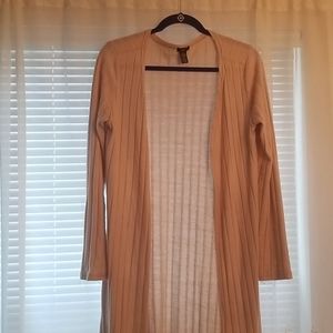 Midi length cardigan sweater